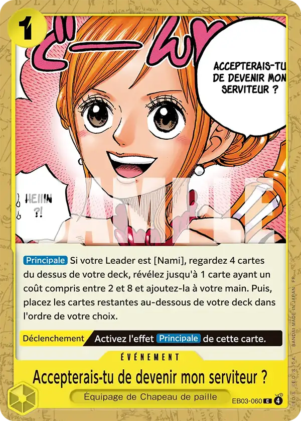 Accepterais-tu de devenir mon serviteur ?