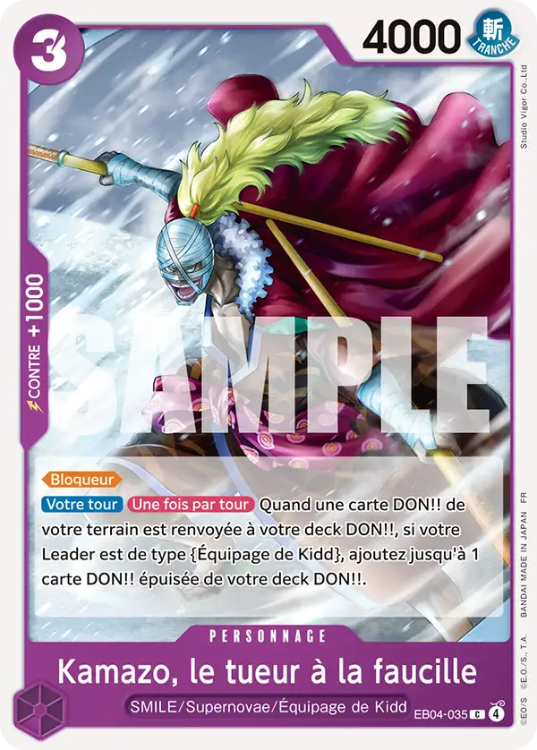 Kamazo, le tueur à la faucille