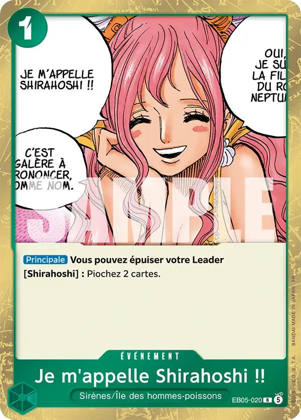 Je m'appelle Shirahoshi !!