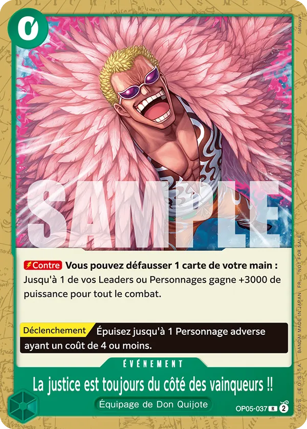 La justice est toujours du côté des vainqueurs !!