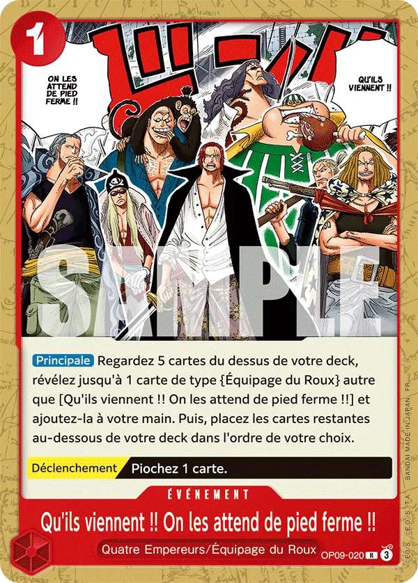 Qu'ils viennent !! On les attend de pied ferme !!