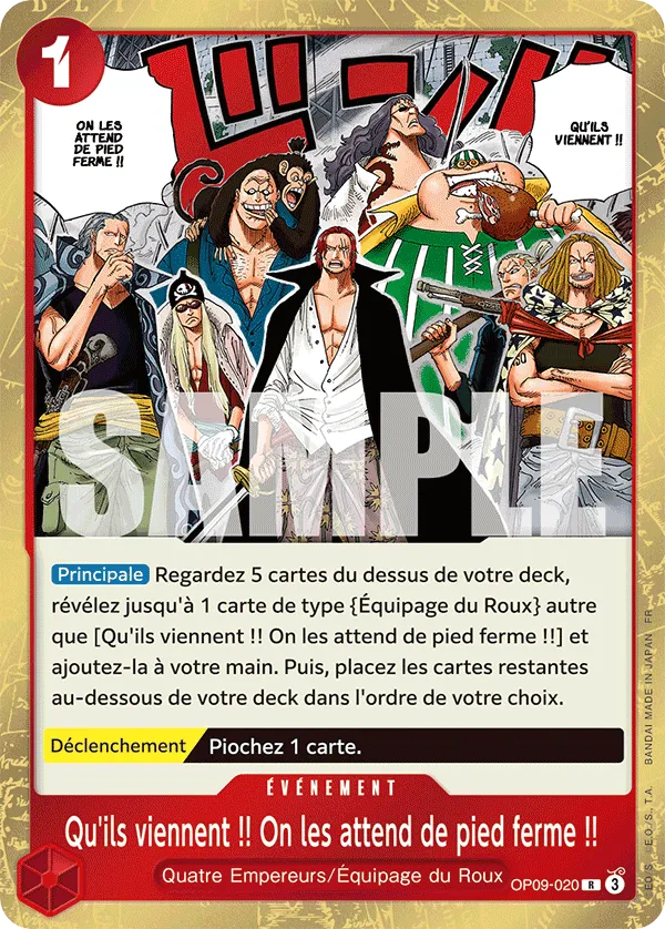 Qu'ils viennent !! On les attend de pied ferme !!
