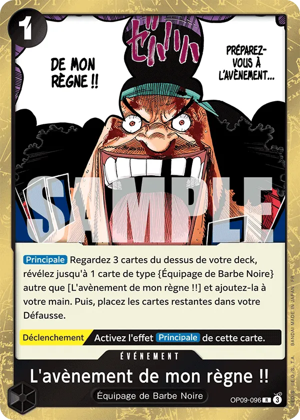 L'avènement de mon règne !!