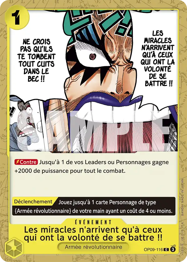 Les miracles n'arrivent qu'à ceux qui ont la volonté de se battre !!