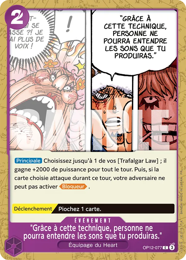 "Grâce à cette technique, personne ne pourra entendre les sons que tu produiras."