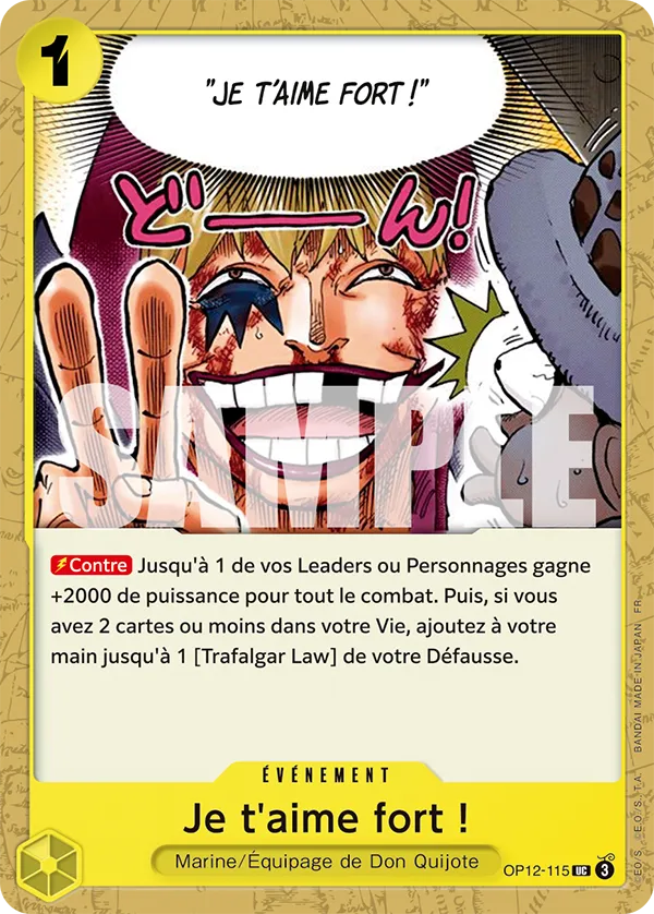 Je t'aime fort !
