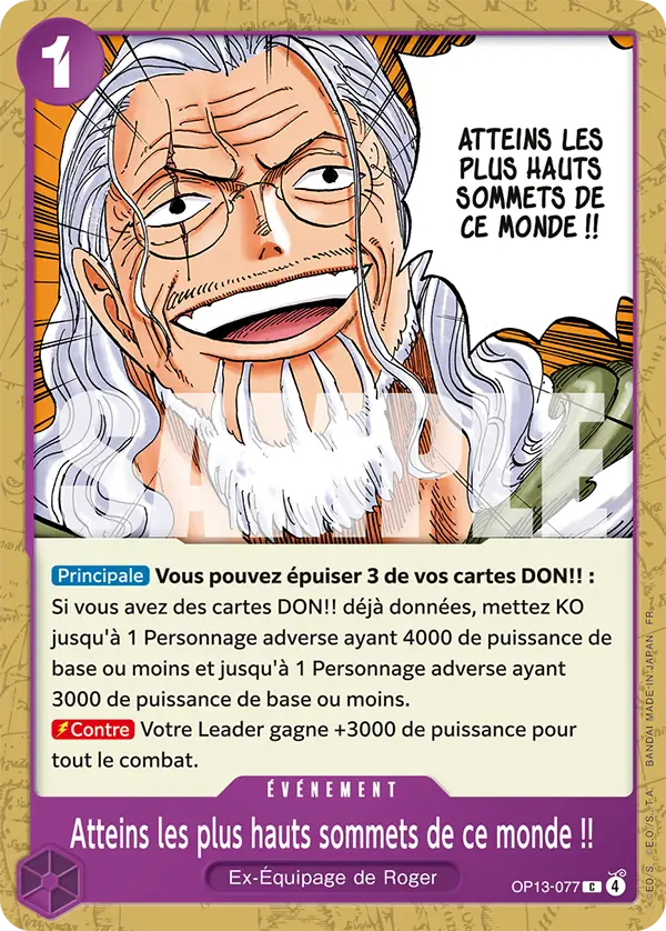 Atteins les plus hauts sommets de ce monde !!