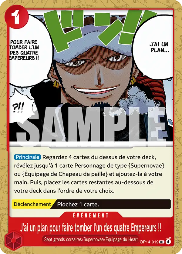 J'ai un plan pour faire tomber l'un des quatre Empereurs !!