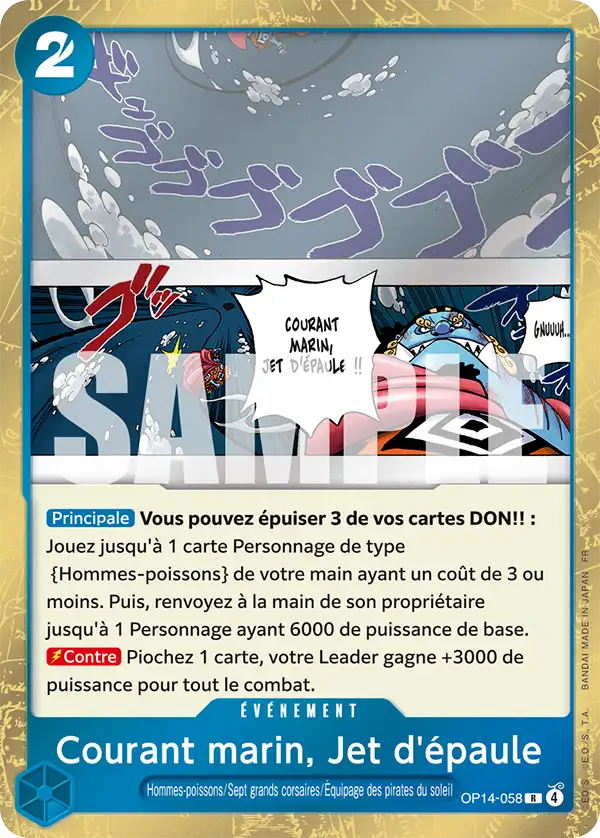 Courant marin, Jet d'épaule