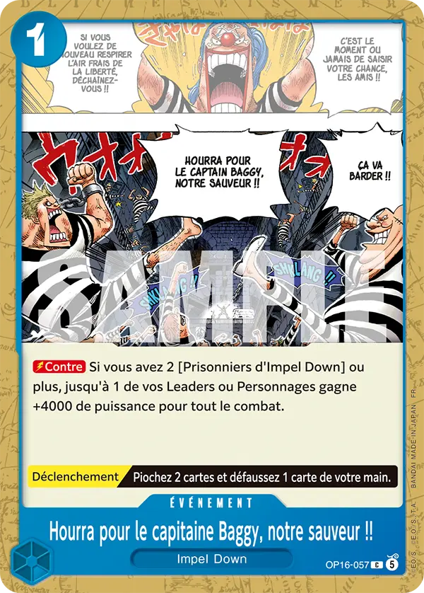 Hourra pour le capitaine Baggy, notre sauveur !!