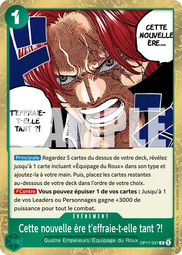 Cette nouvelle ère t'effraie-t-elle tant ?!