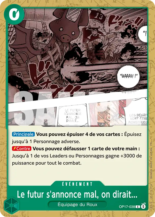 Le futur s'annonce mal, on dirait...