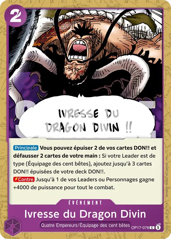 Ivresse du Dragon Divin
