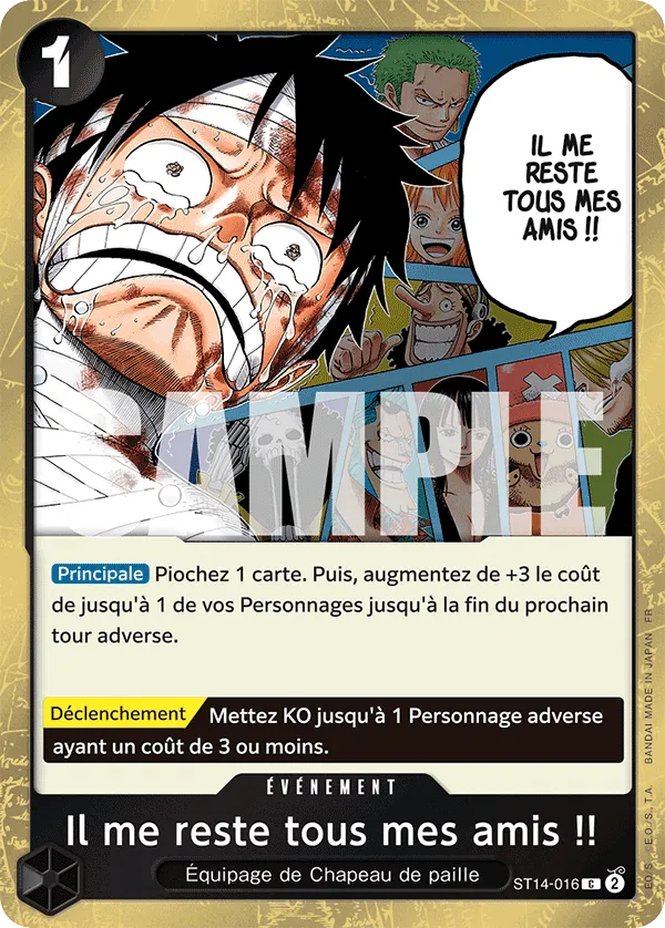 Il me reste tous mes amis !!