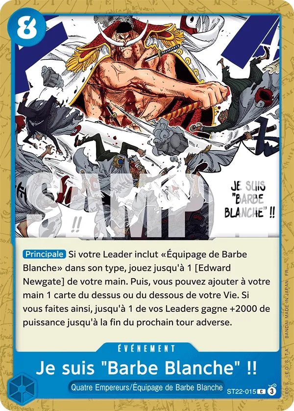 Je suis "Barbe Blanche" !!