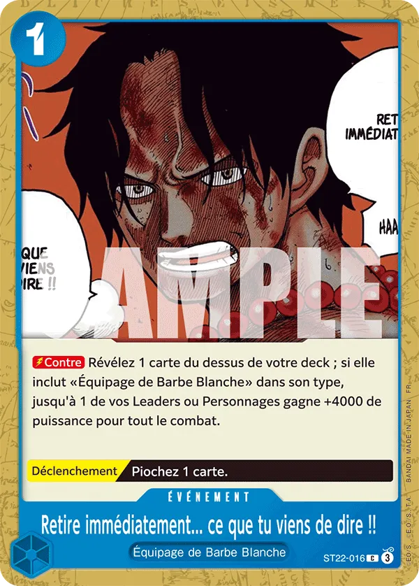 Retire immédiatement... ce que tu viens de dire !!