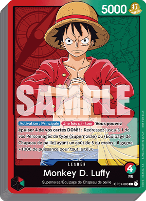 Deck de démonstration Luffy