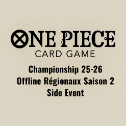 Championship 25-26 Offline Régionaux Saison 2 Side Event a été mis à jour.
