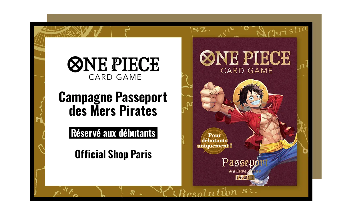 Campagne Passeport des Mers Pirates à l’Official Shop Paris
