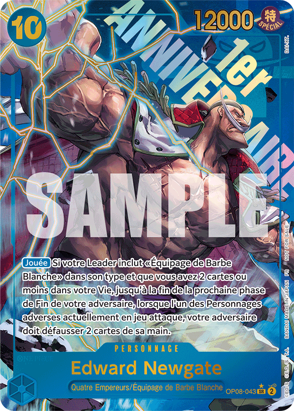 Image de la carte OP08-043 Edward Newgate
