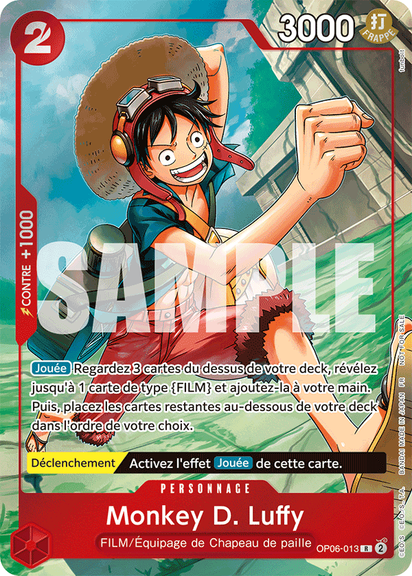 Image de la carte OP06-013 Monkey D. Luffy