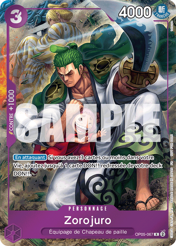 Image de la carte OP05-067 Zorojuro
