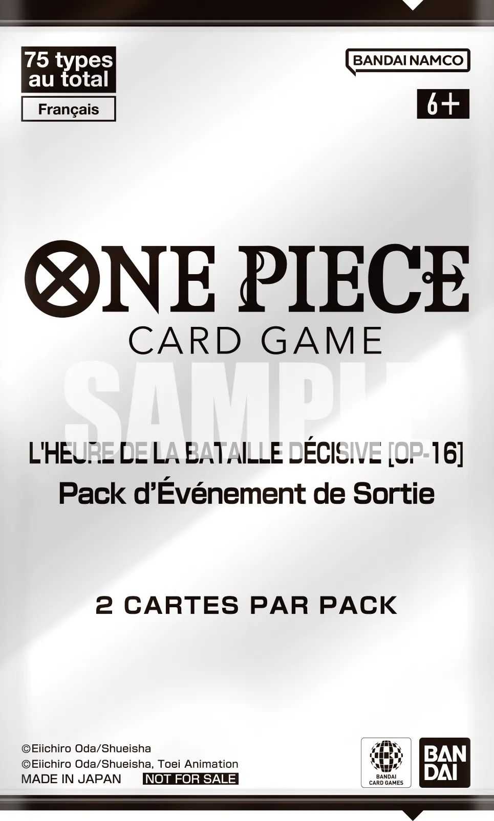 Pack d'Événement de sortie OP-16