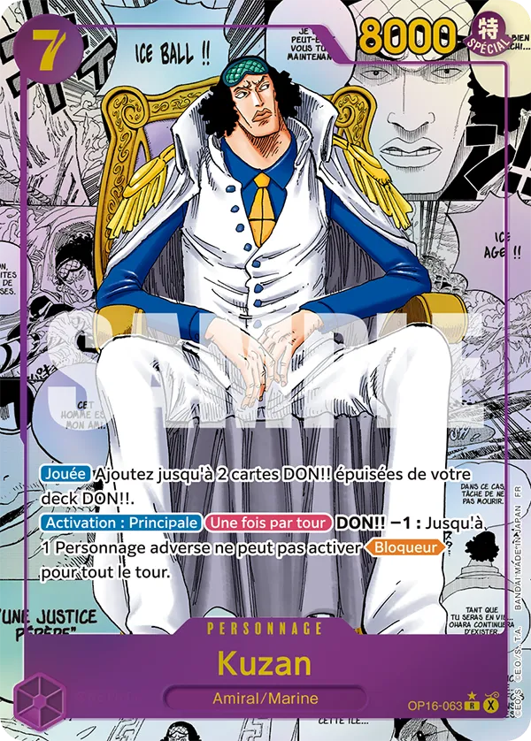 Image de la carte OP16-063 Kuzan