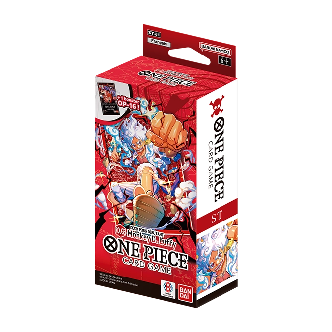 DECK POUR DÉBUTANT -ROUGE Monkey D. Luffy- [ST-31]