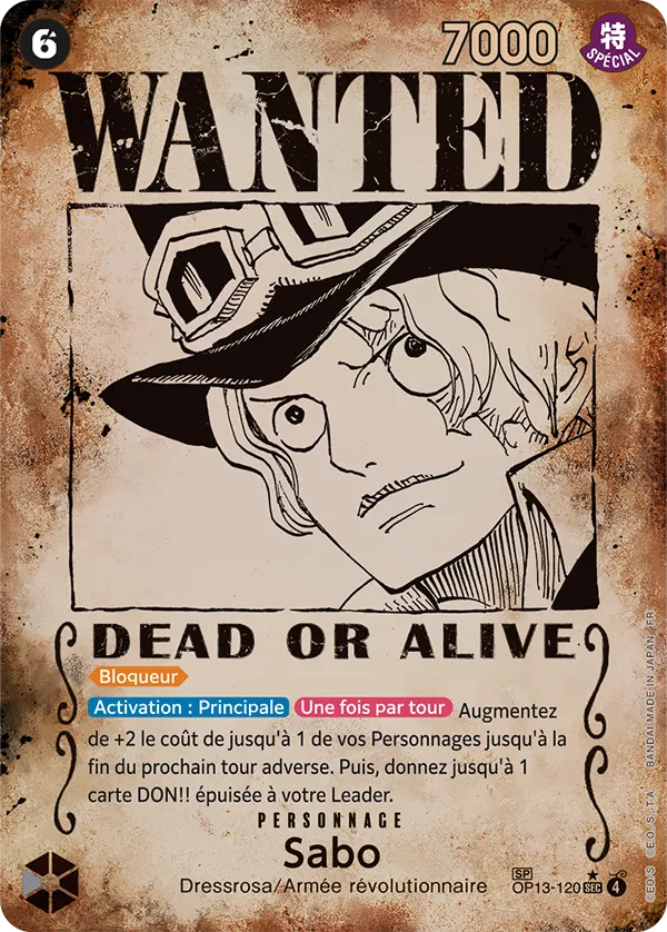 Image de la carte OP13-120 Sabo