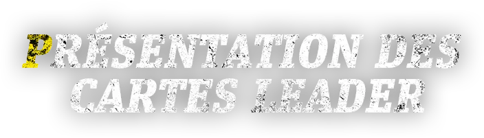 PRÉSENTATION DES CARTES LEADER
