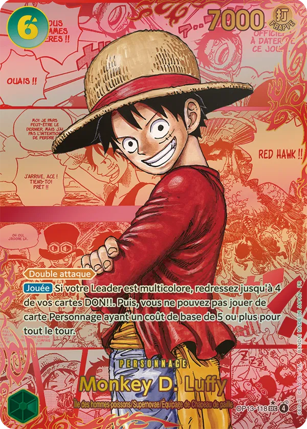 Image de la carte OP13-118 Monkey D. Luffy