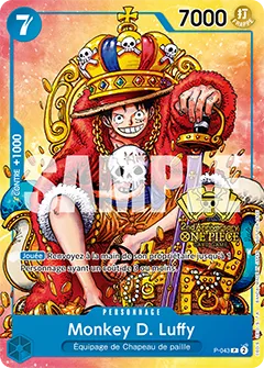 Image de la carte P-043 Monkey D. Luffy