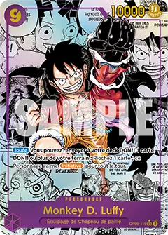 Image de la carte OP09-119 Monkey D. Luffy
