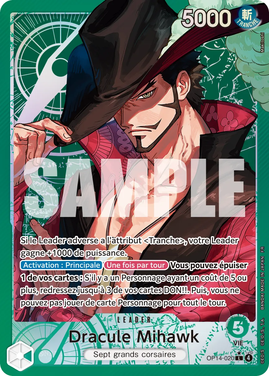 Image de la carte OP14-020 Dracule Mihawk