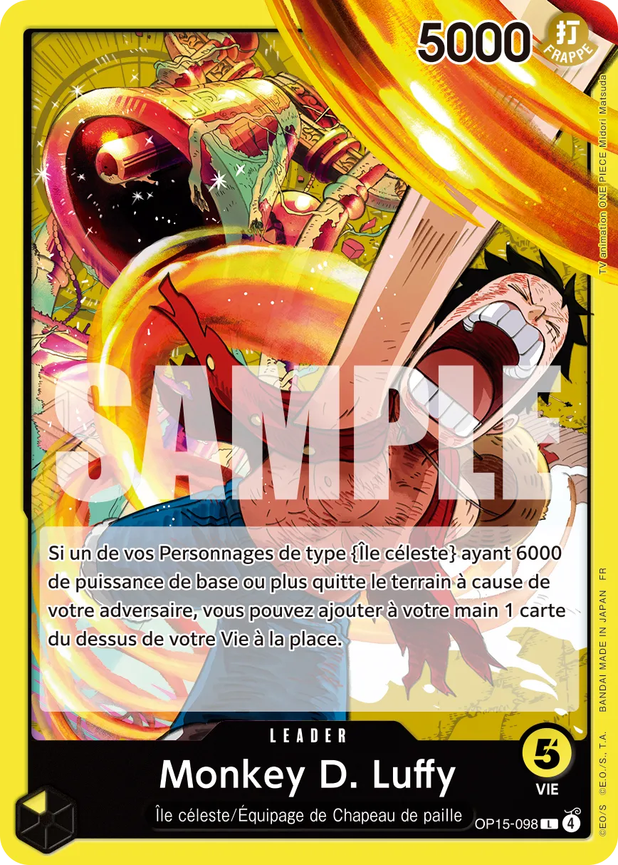 Image de la carte OP15-098 Monkey.D.Luffy