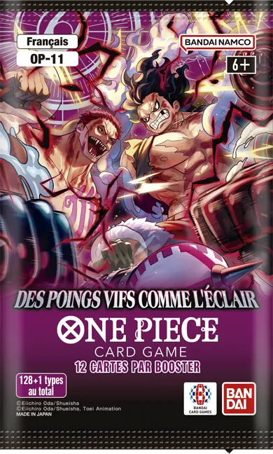 Image du packaging de BOOSTER -DES POINGS VIFS COMME L'ÉCLAIR- [OP-11]
