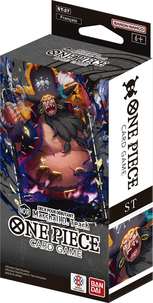 Image du packaging de DECK POUR DÉBUTANT -NOIR Marshall D. Teach- [ST-27]