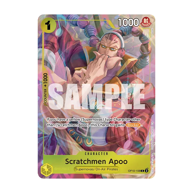 Image de la carte OP10-108 Scratchmen Apoo