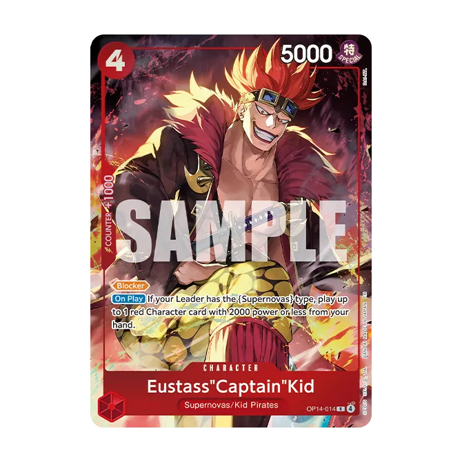Image de la carte OP14-014 Eustass"Captain"Kid
