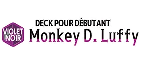 DECK POUR DÉBUTANT -VIOLET/NOIR Monkey D. Luffy- [ST-26]